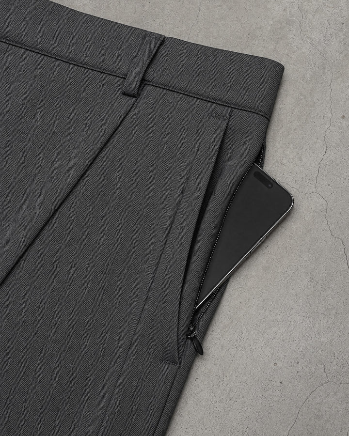 Heringbone Grey