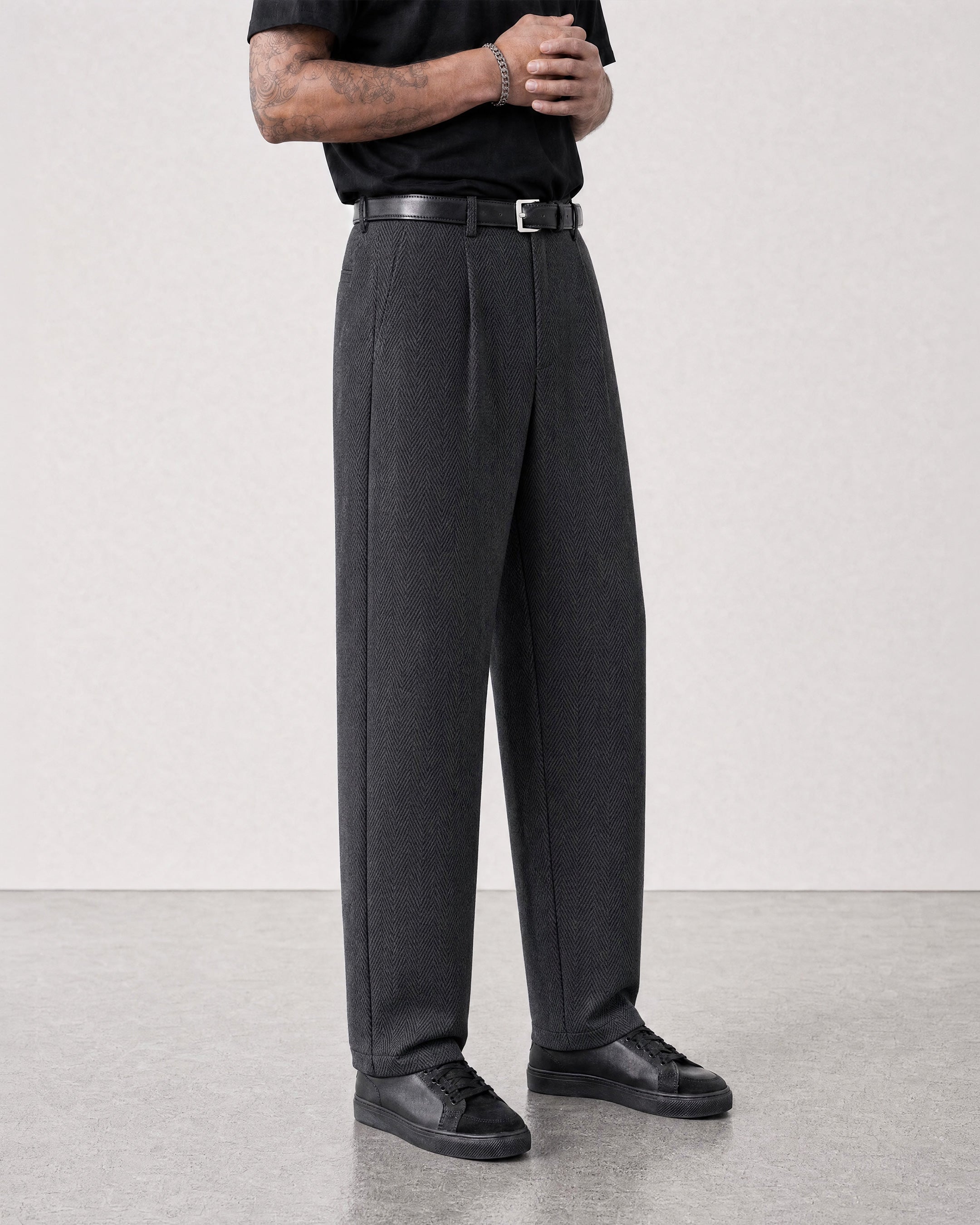 Heringbone Grey