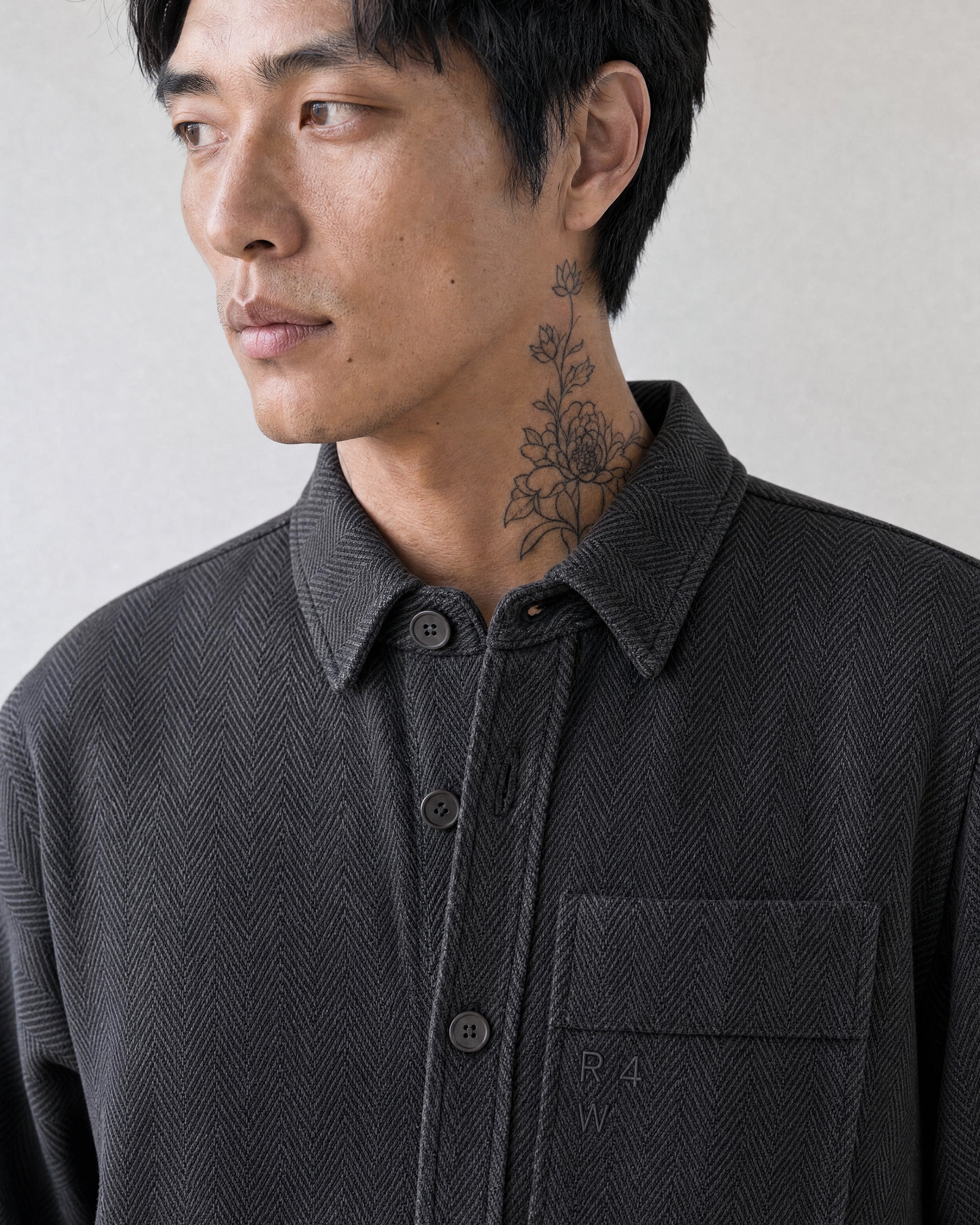 Heringbone Grey
