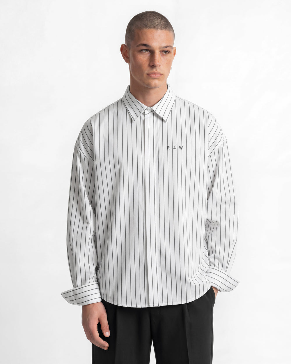 Striped Broken White